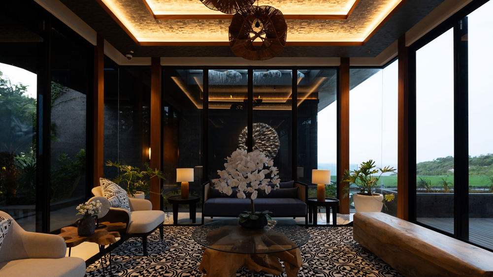 Villa BIE - Intimate receiving room by the garden